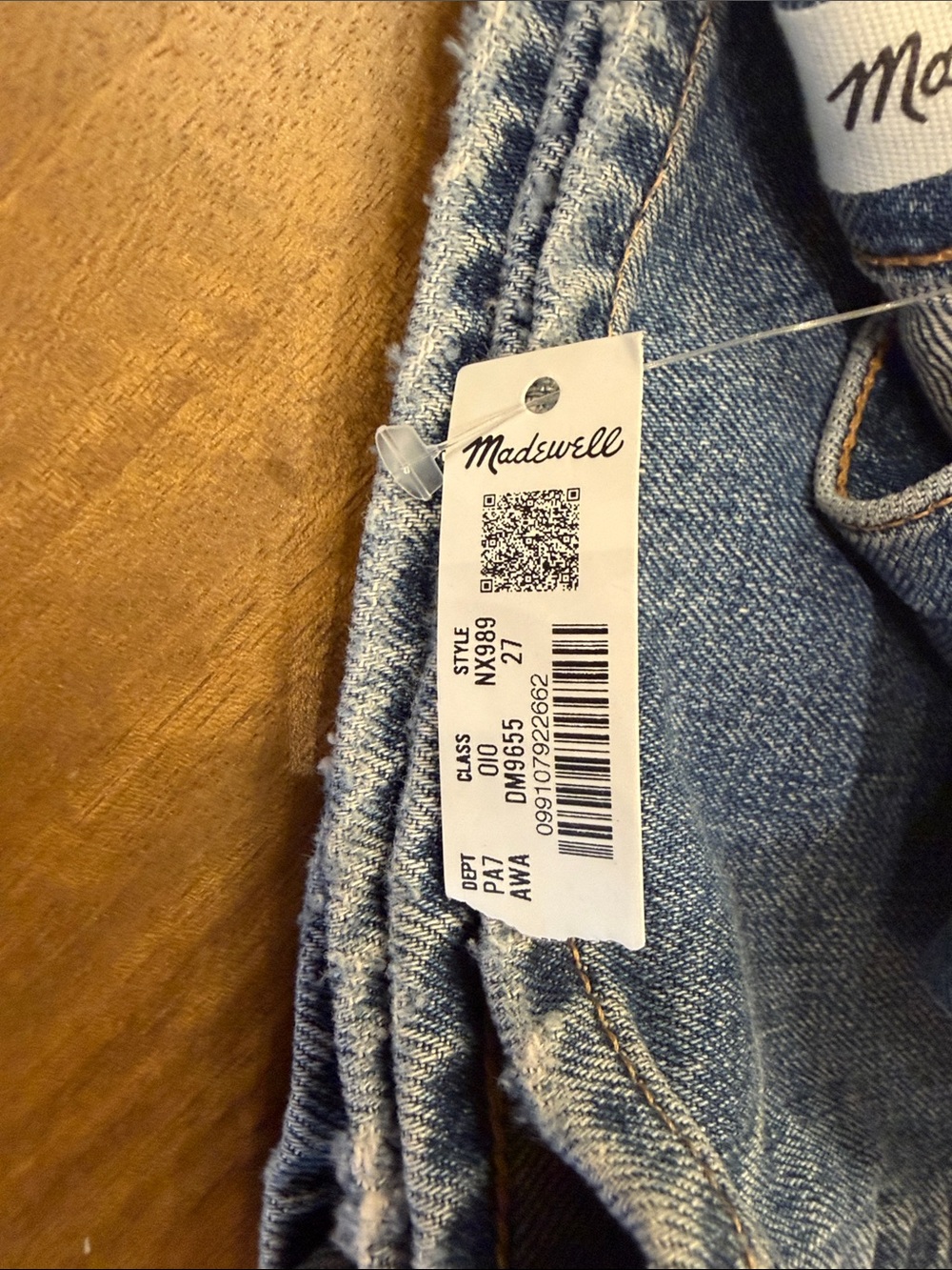 Madewell Jules Slim-Straight Medium Wash Jeans - Picture 3 of 3